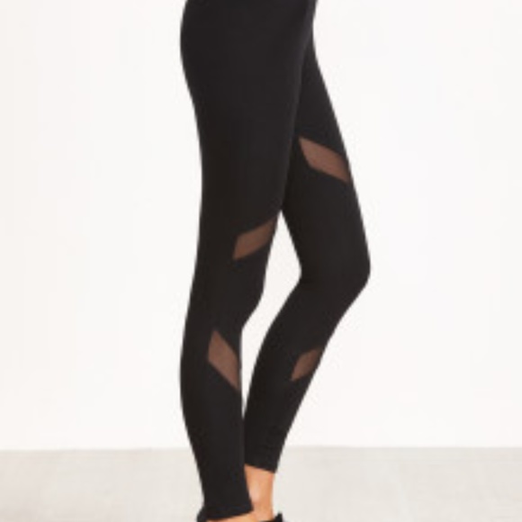 🌚LAST ONE!- Black Mesh Leggings - Picture 3 of 4